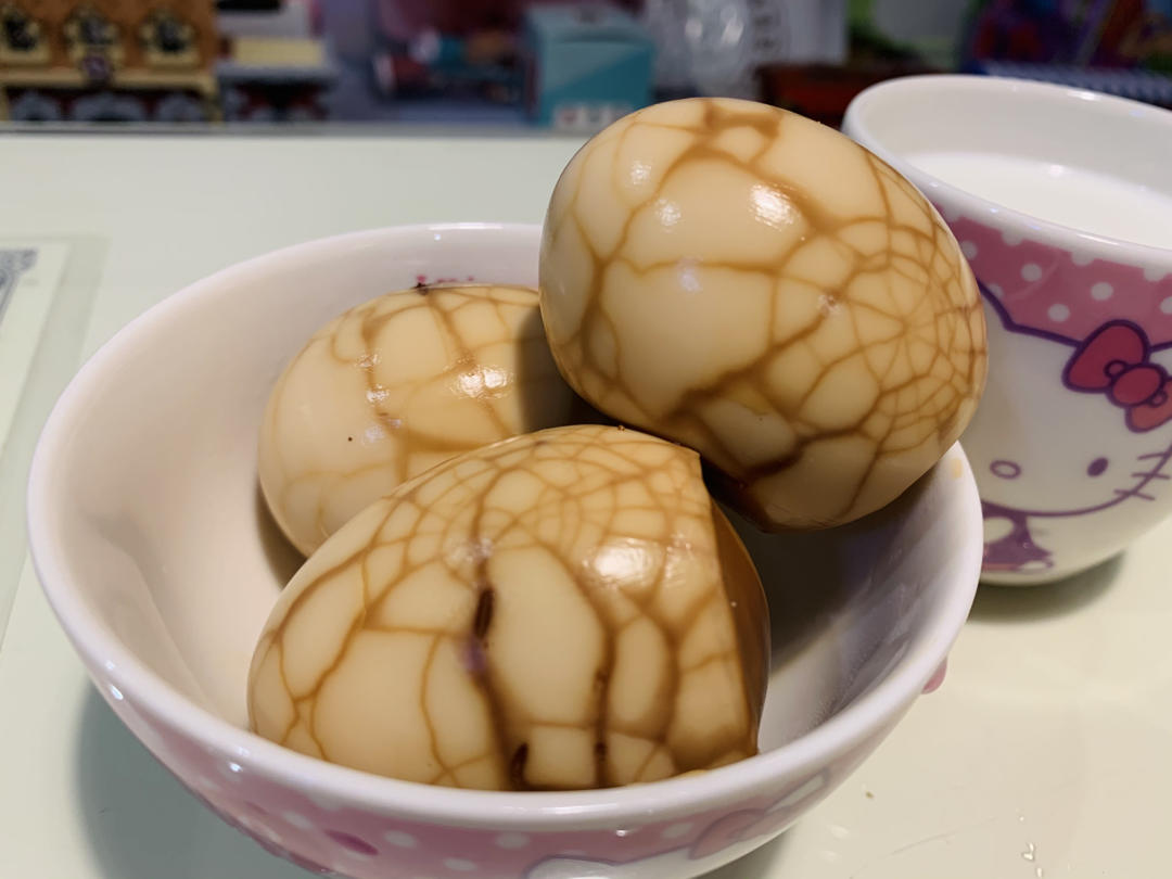 电饭煲煮五香茶叶蛋