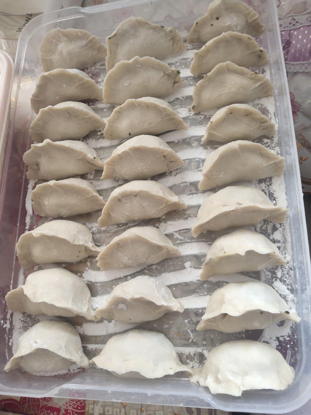 韭菜木耳鲜肉水饺