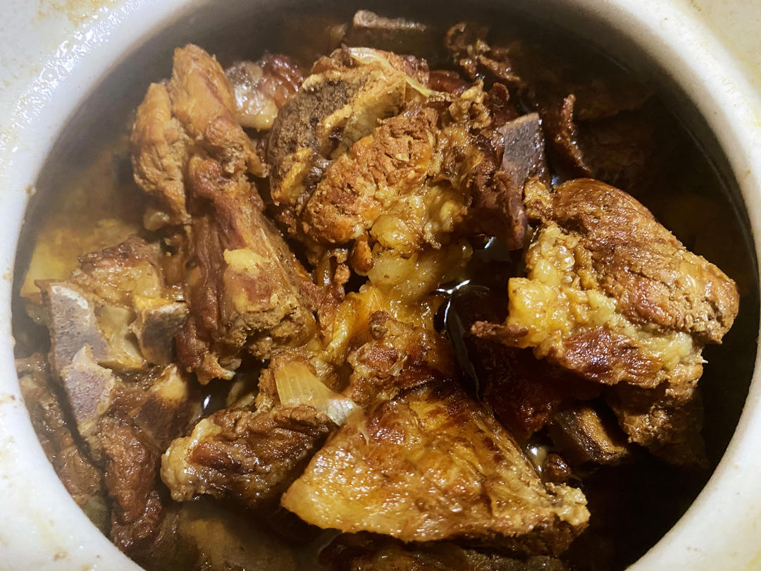 土豆炖排骨