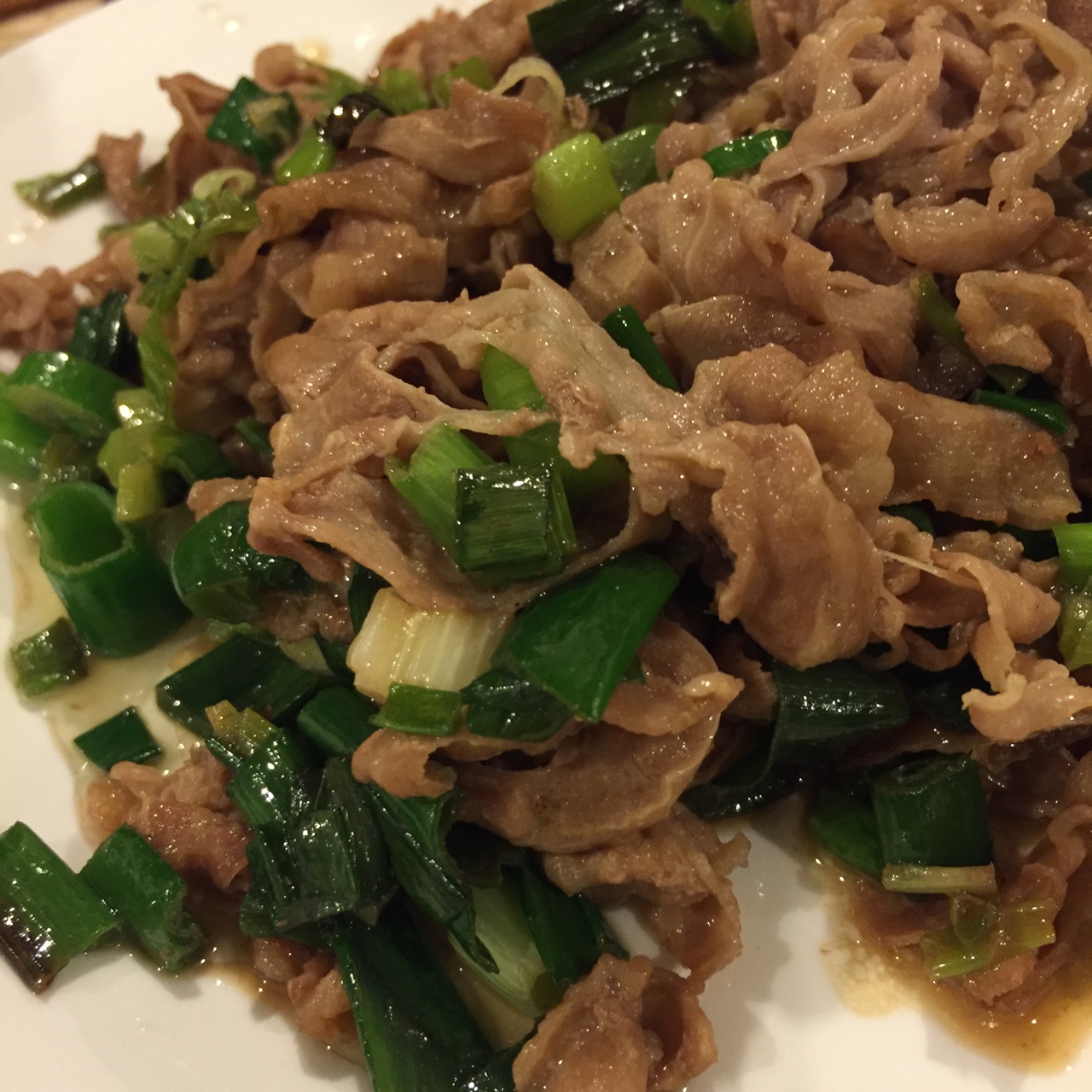 葱爆羊肉