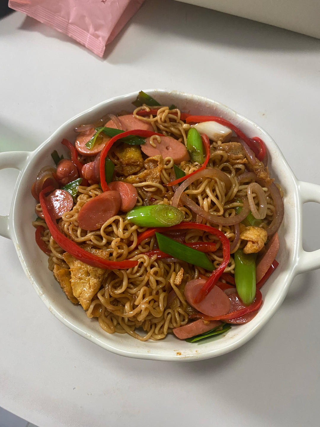 秒杀路边摊的炒方便面