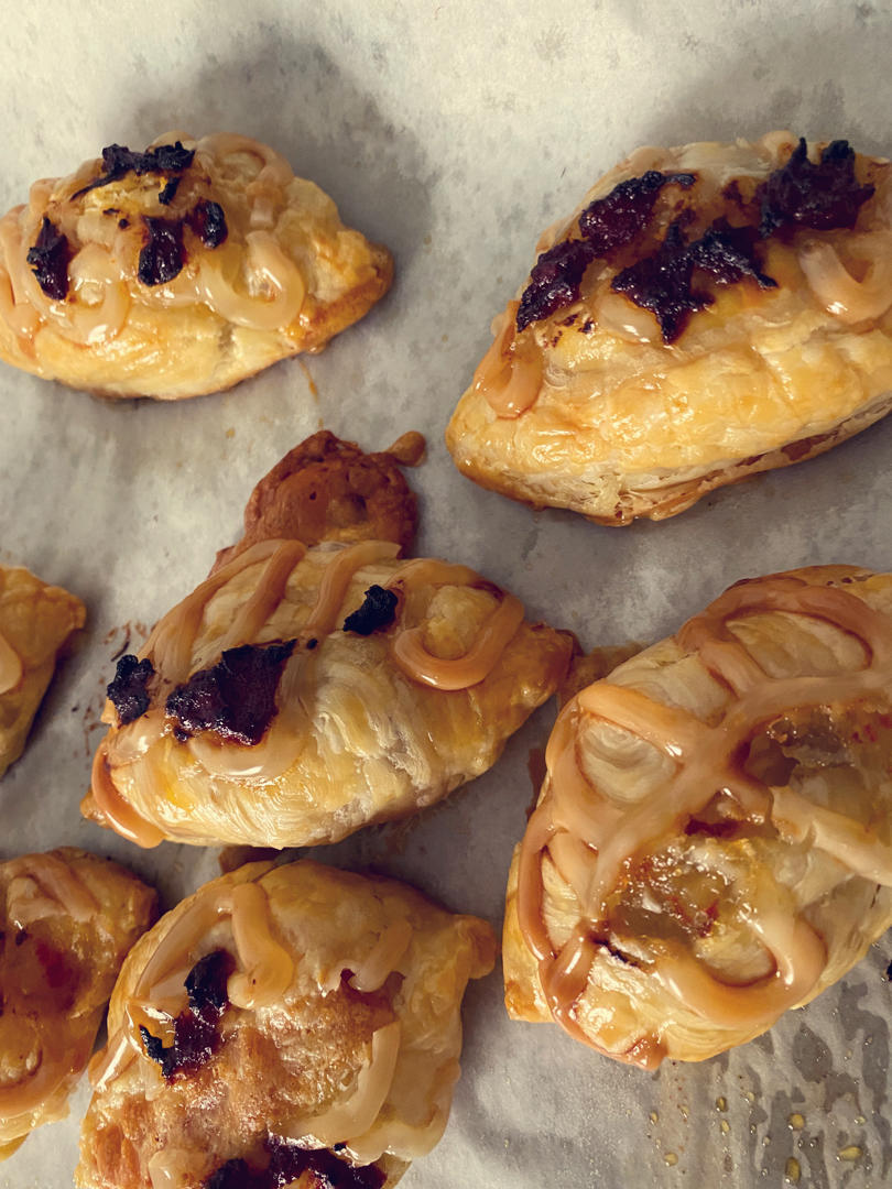 蛋挞皮香肠肉松派(不喜欢吃甜的朋友们看过来)