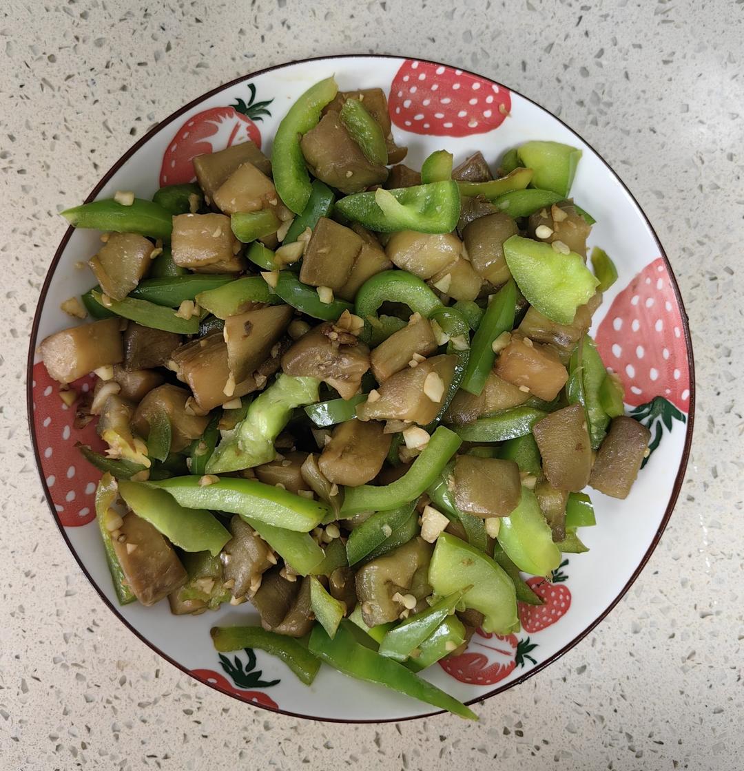 巨好吃‼️青椒茄子丁｜轻食素菜
