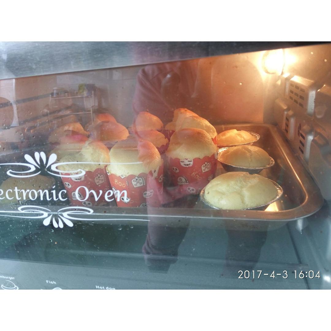 北海道戚风杯子蛋糕