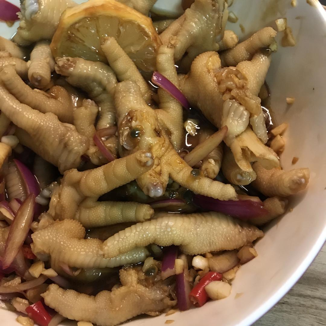 【柠檬酸辣鸡爪】自制超级无敌美味的网红鸡爪