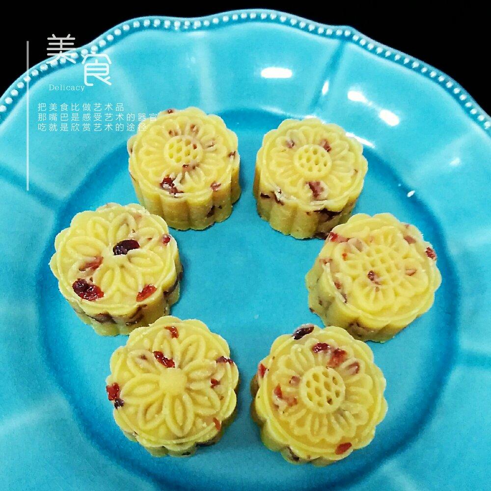 蔓越莓绿豆糕
