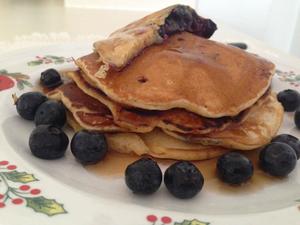 蓝莓松饼Blueberry Pancake的做法 步骤4