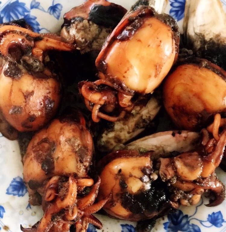 经典香烤小墨鱼