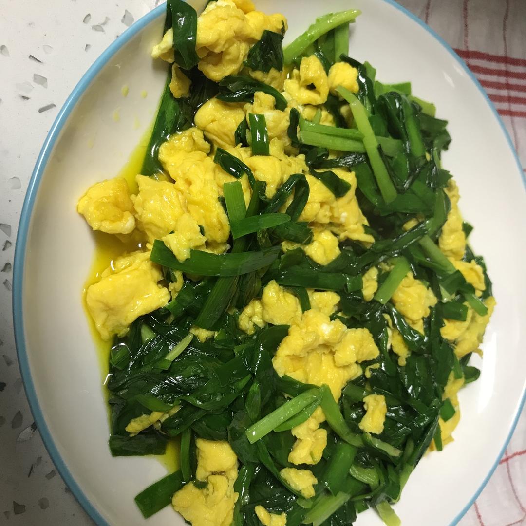 快手韭菜炒鸡蛋