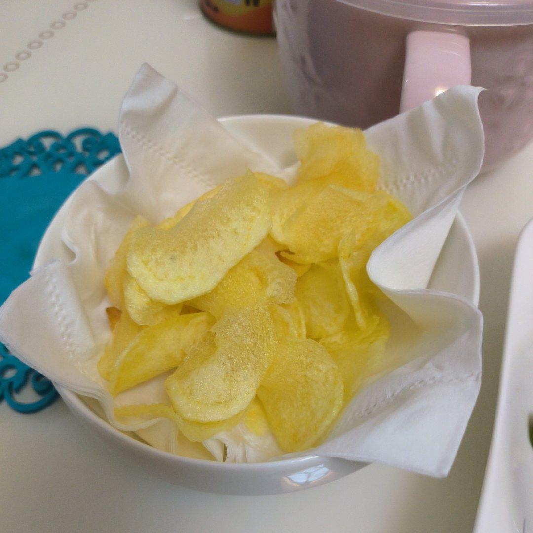 自制炸薯片，学会以后再也没买过薯片