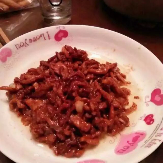 京酱肉丝