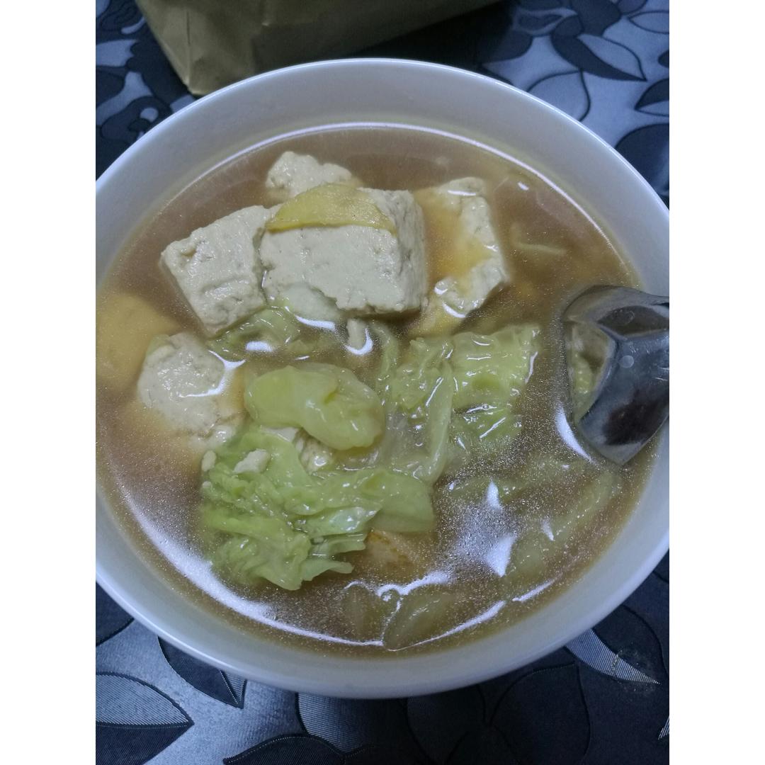 白菜炖豆腐