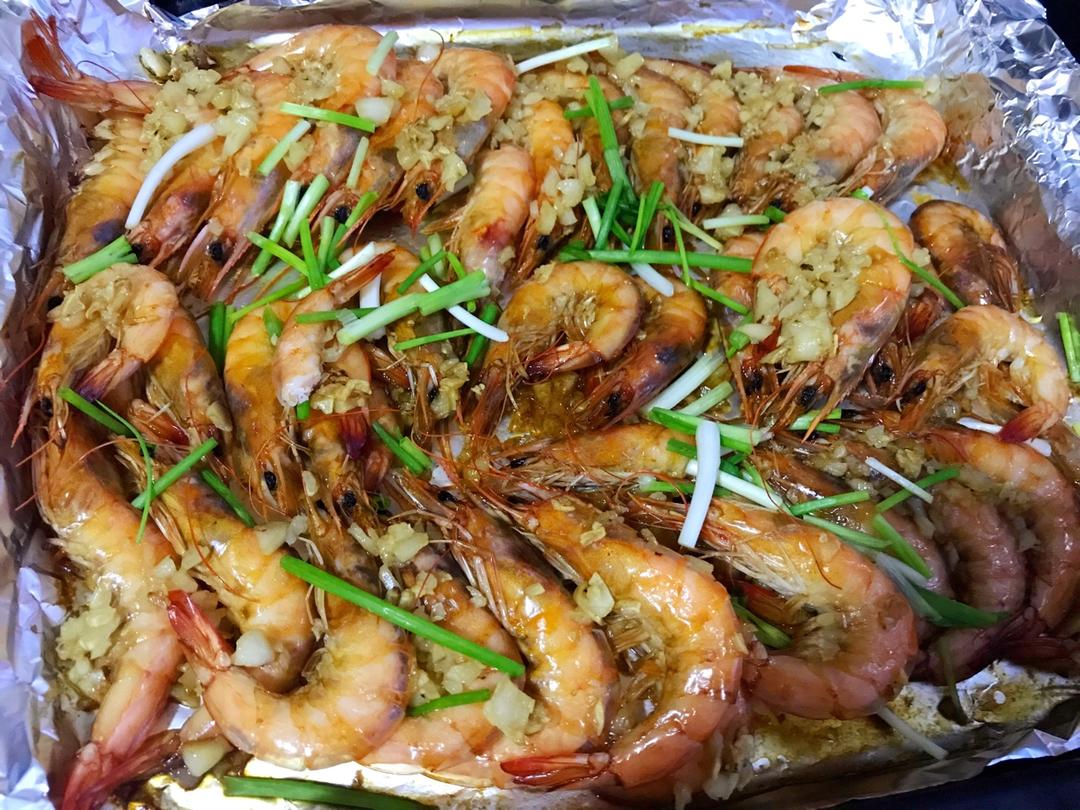 蒜蓉烤大虾