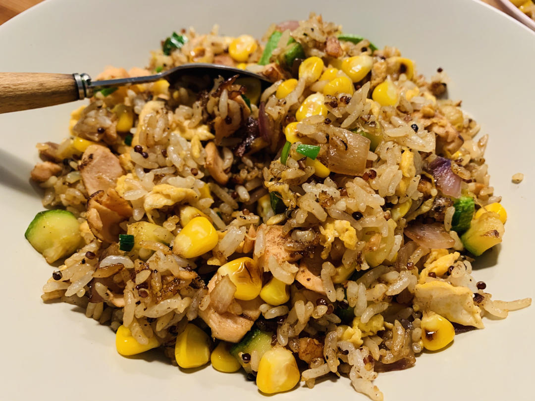 三文鱼炒饭