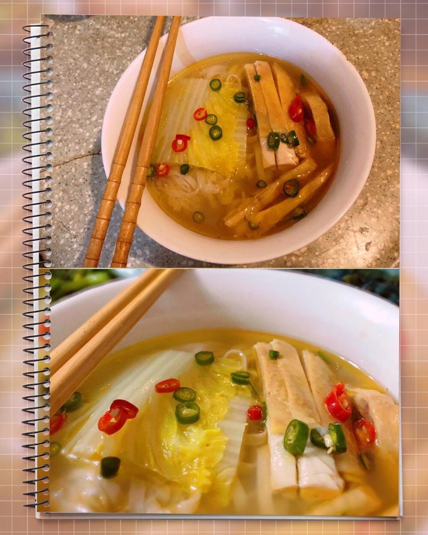 低卡麻辣藤椒鸡面