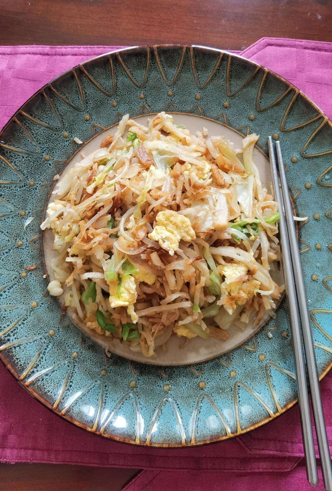 炒饼#豆芽鸡蛋