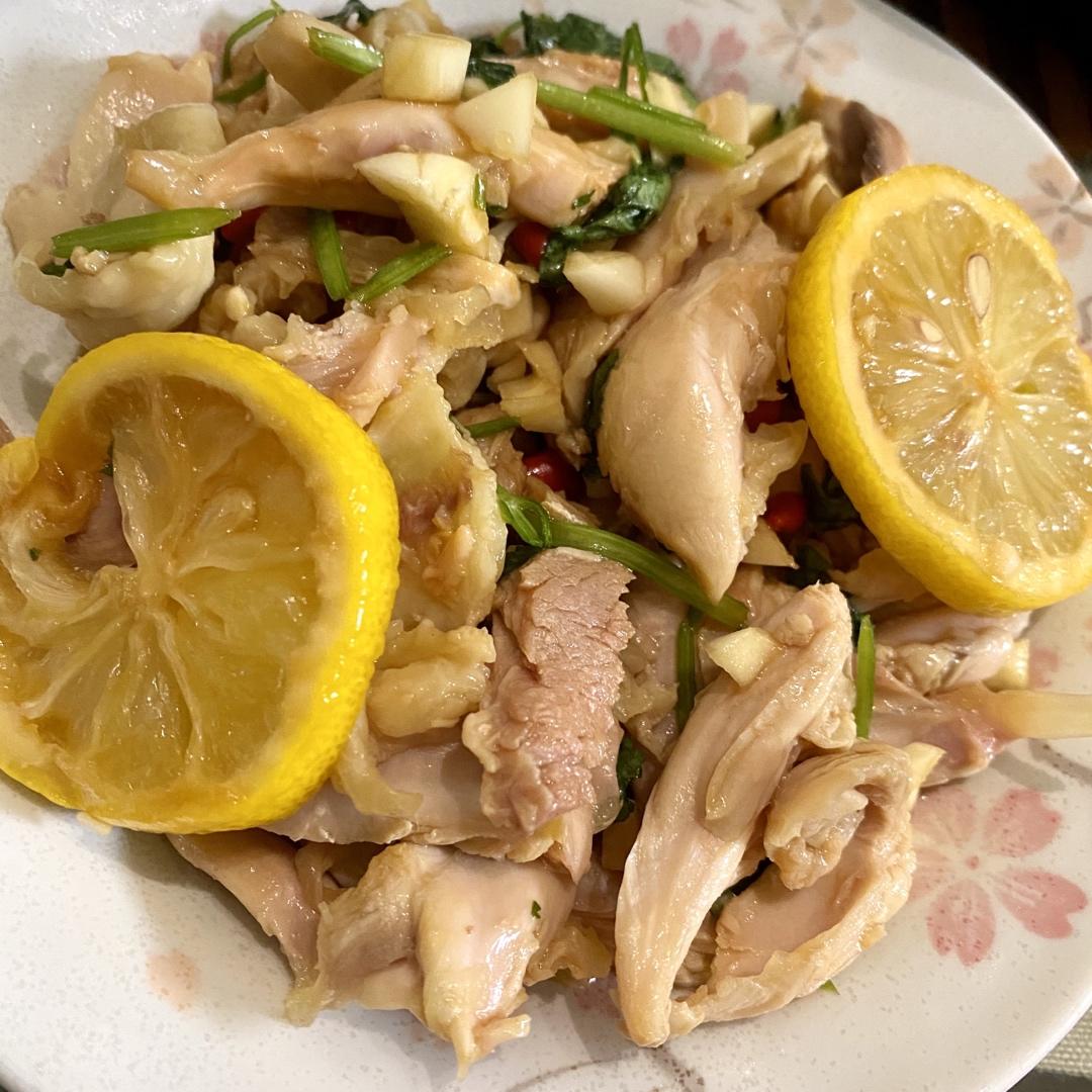 无敌爽口💯凉拌柠檬手撕鸡