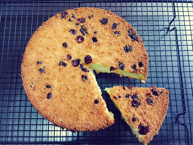 蔓越莓奶油戚风