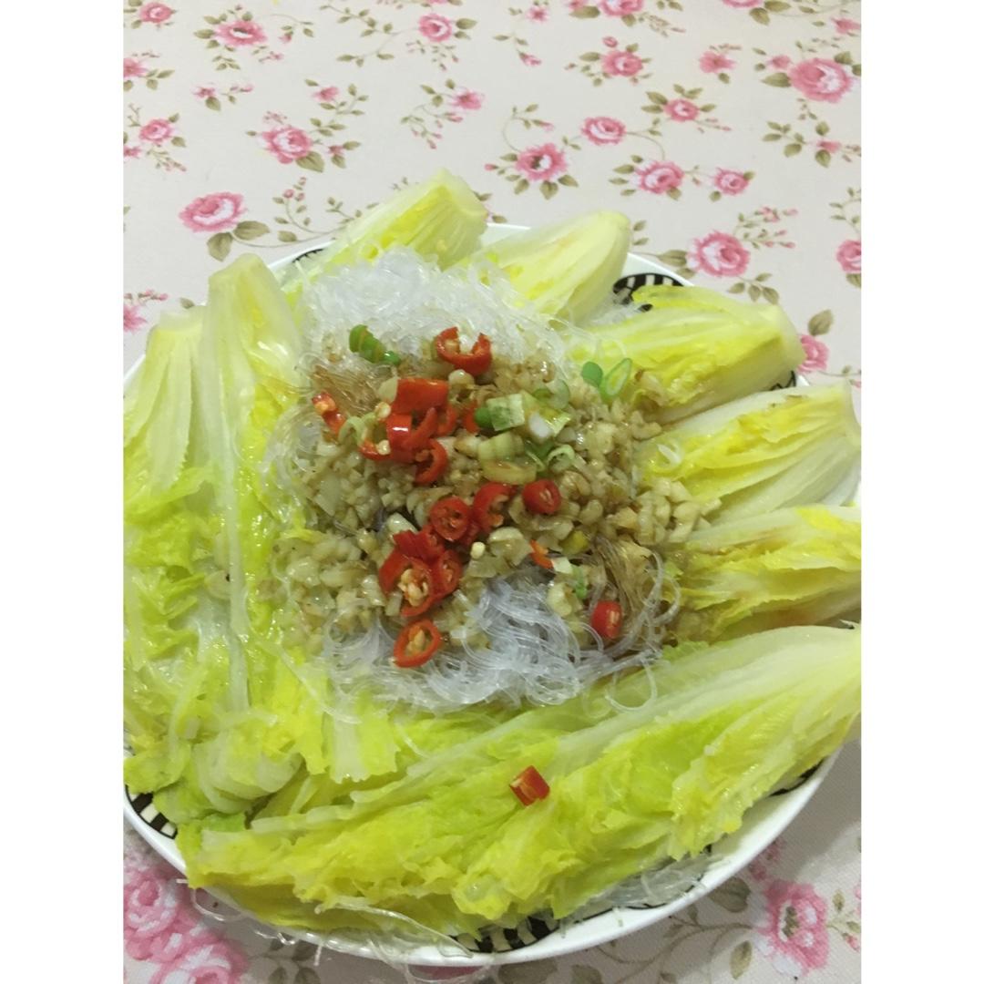 蒜茸粉丝娃娃菜