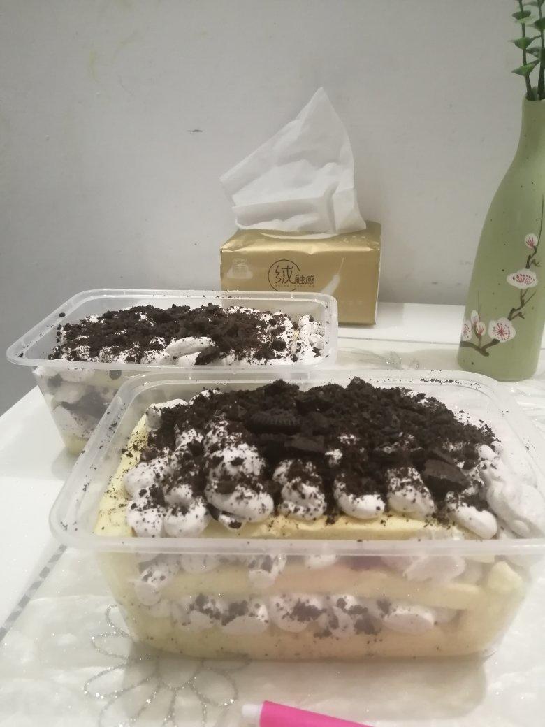 低糖不腻的奥利奥咸奶油蛋糕盒子
