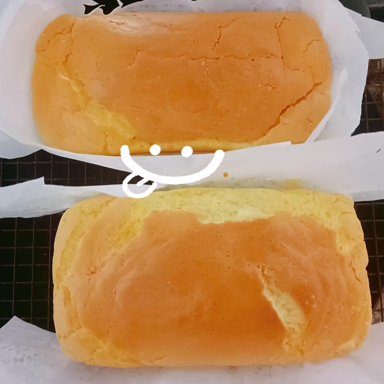 网红金枕蛋糕❤️吐司盒里也能做蛋糕了
