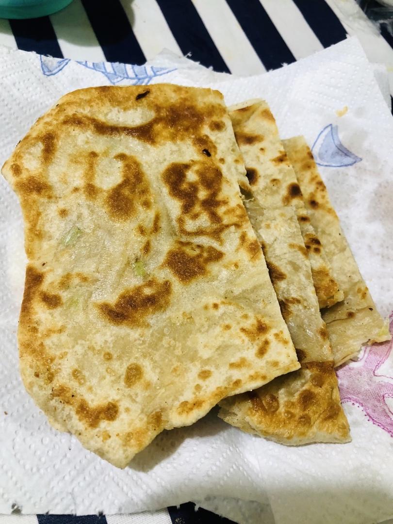 外酥内软千层葱花饼