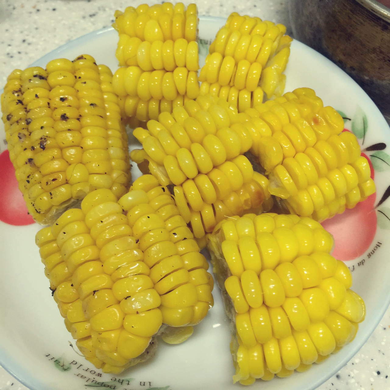 奶香烤玉米