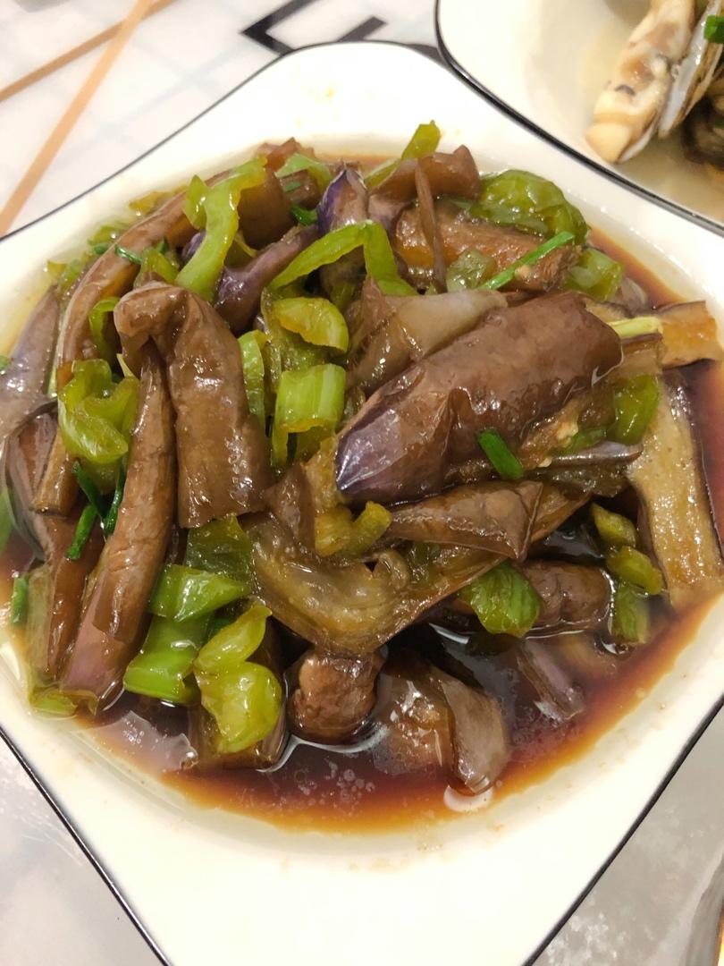 青椒炒茄子