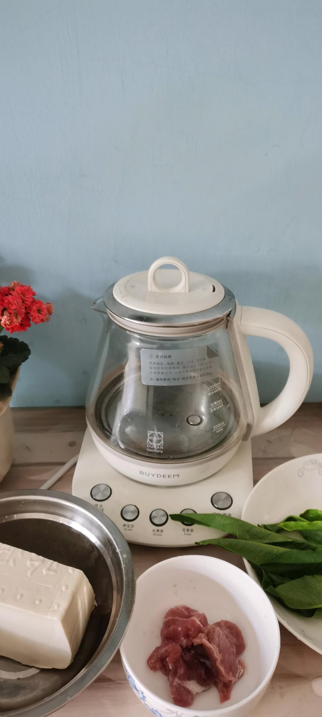 荠菜豆腐羹【4月北鼎养生壶食谱】