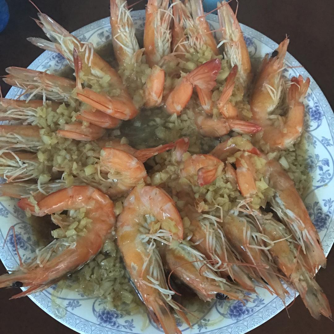 蒜蓉粉丝蒸虾
