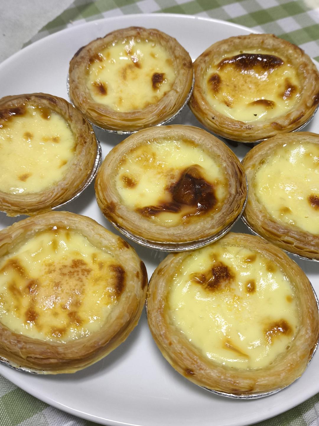 空气炸锅版全蛋葡式蛋挞『秒杀KFC』悠伴空气炸锅