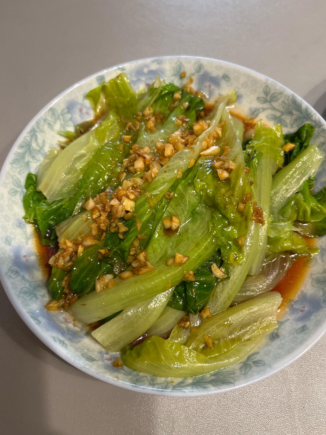 蚝油蒜蓉生菜
