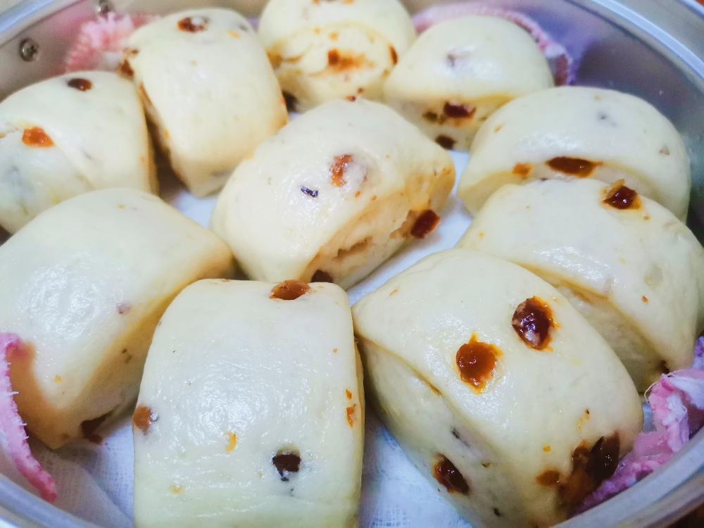 无糖葡萄干馒头