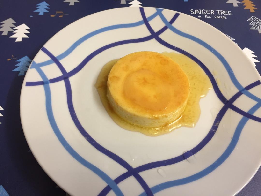 超简易滑又弹的鸡蛋布丁Custard Pudding(详细教程)
