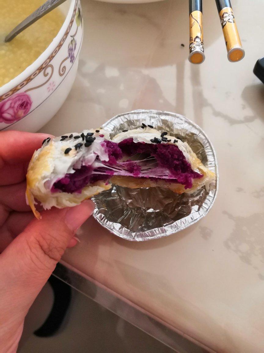 紫薯爆浆芝士球