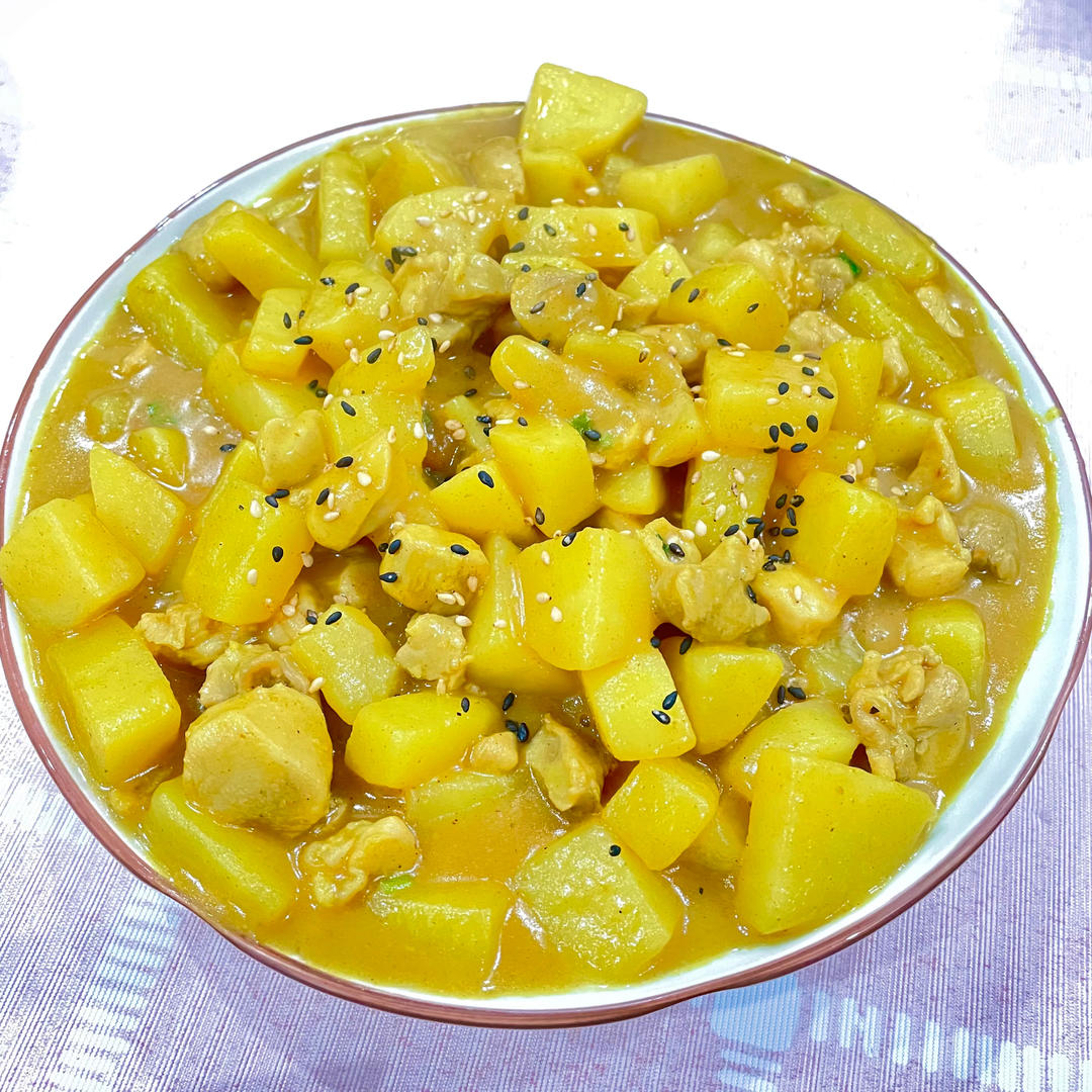 咖喱土豆鸡块