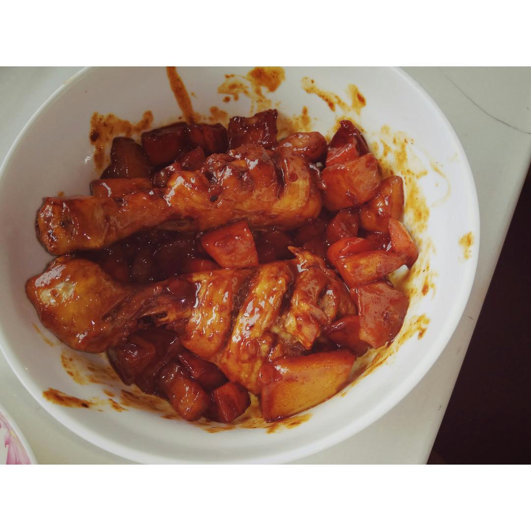 鸡腿炖土豆超级快手菜
