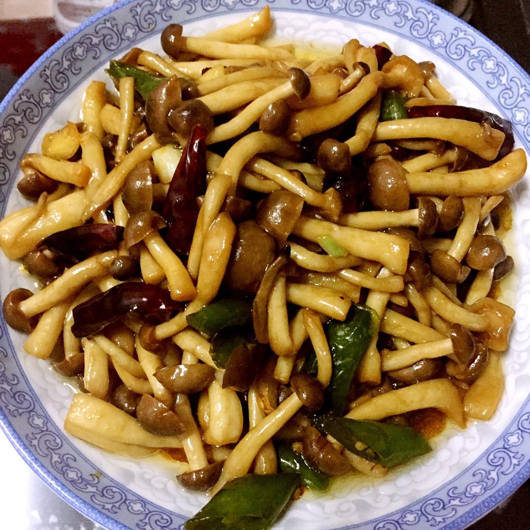 karen一冰做的素炒蟹味菇