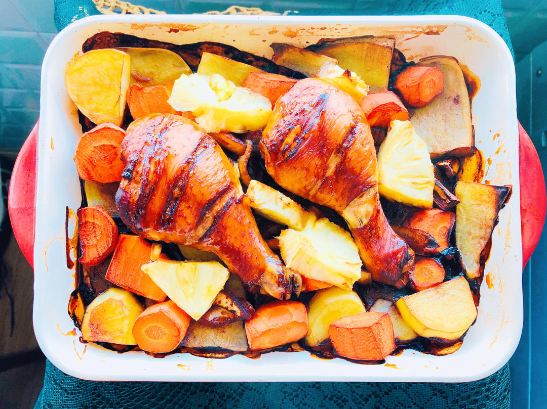 小清新柠檬番茄烤琵琶腿【SURE石崎秀儿烤箱食谱】