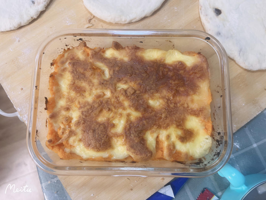 芝士焗红薯(烤箱版)