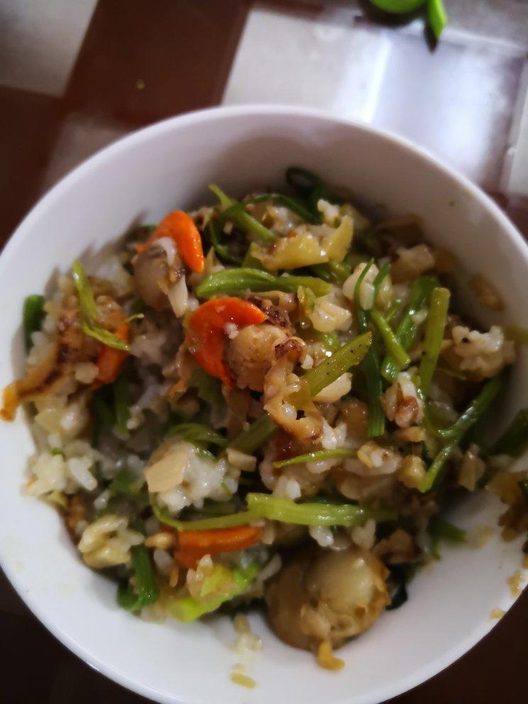 扇贝炒饭