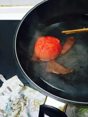西红柿肉片粥的做法 步骤2