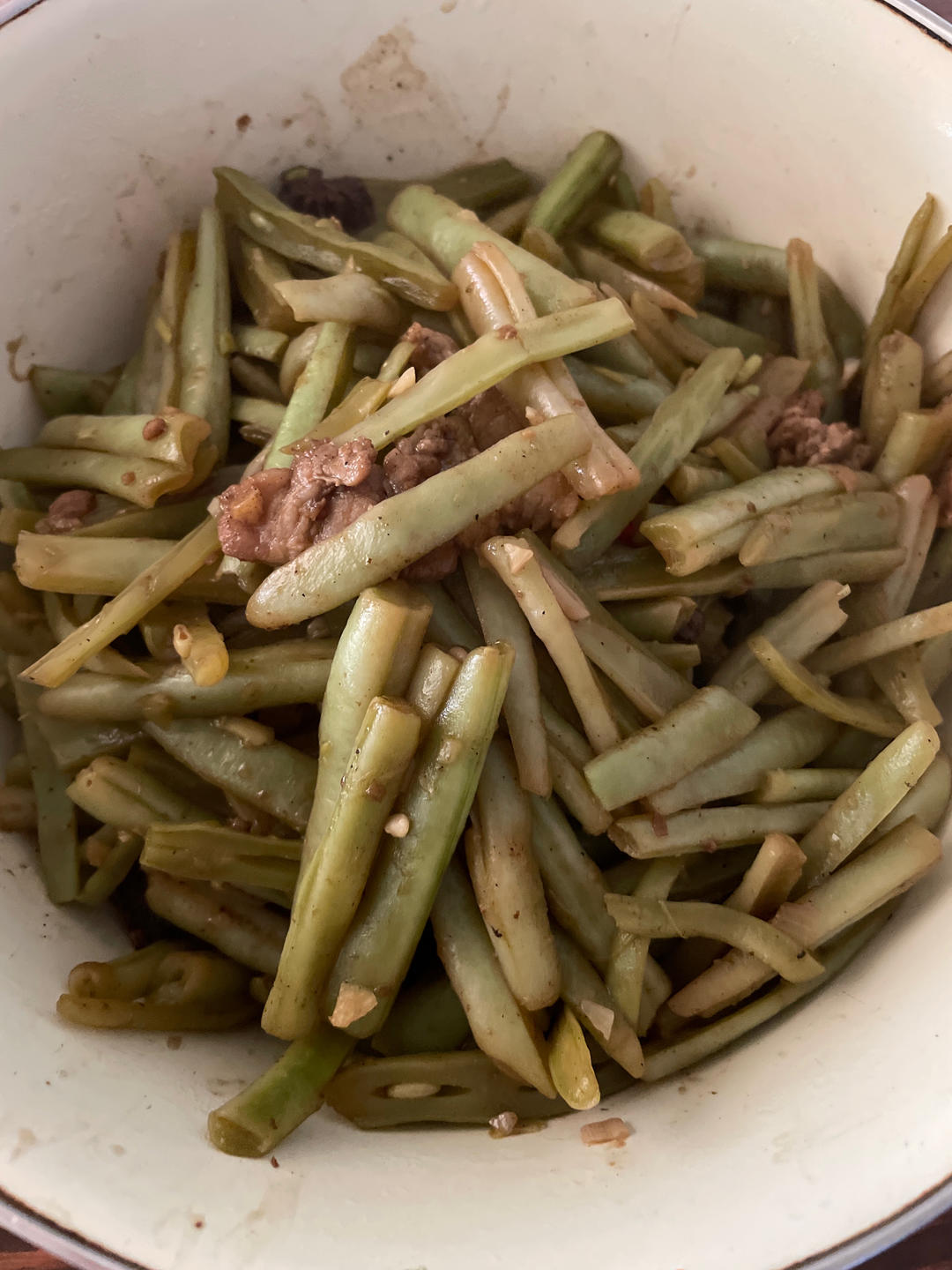 绝对正宗的东北土豆豆角炖五花肉