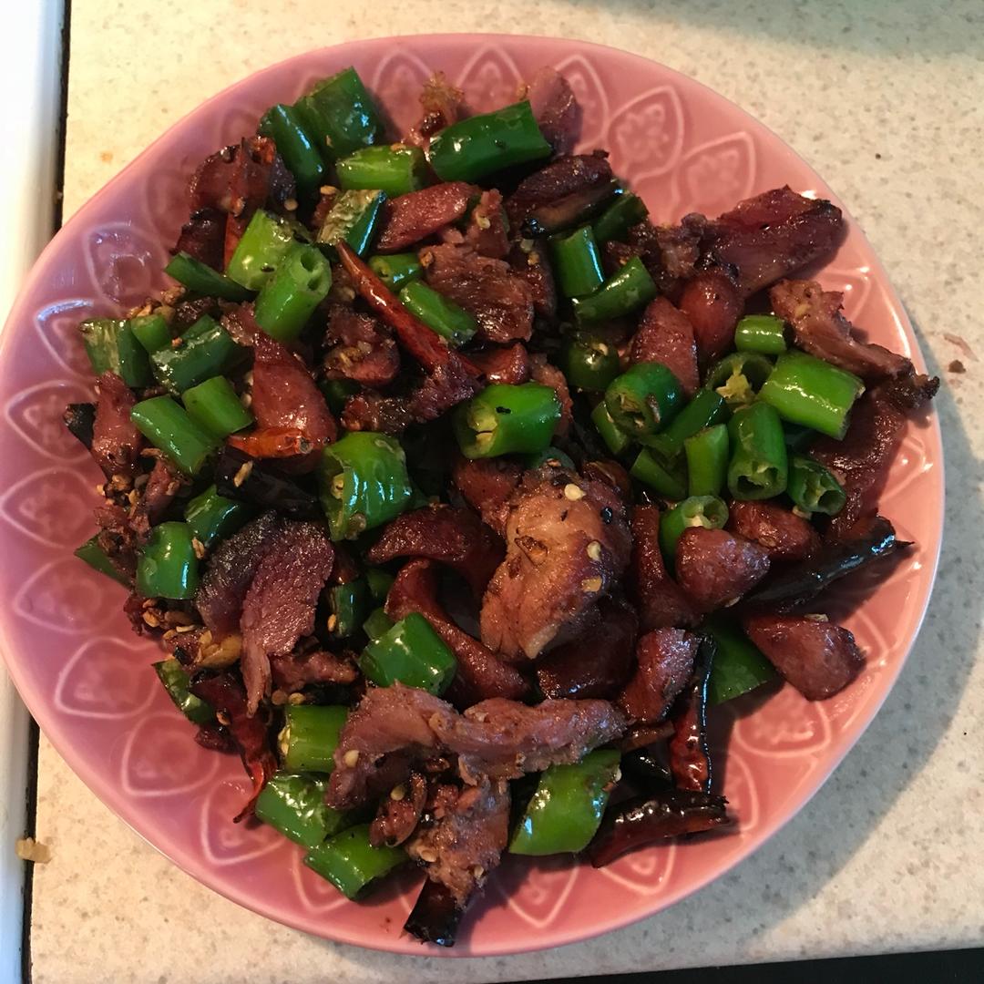 青椒炒香肠