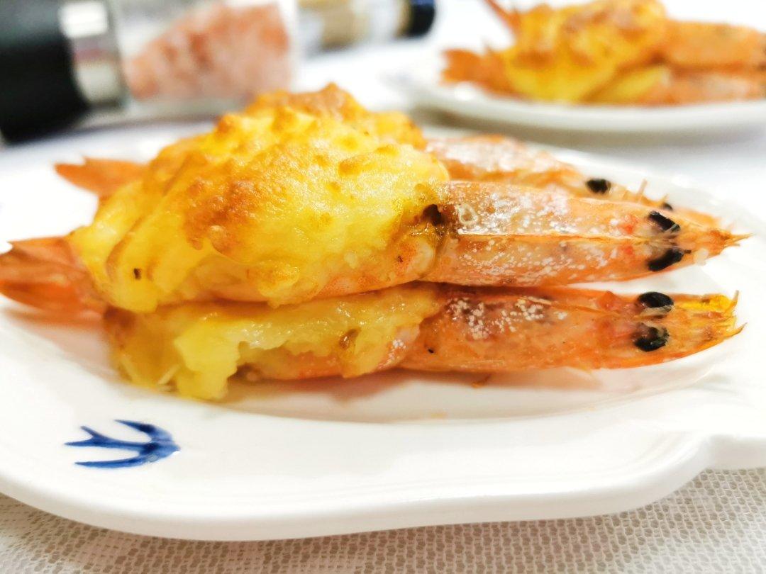 芝士土豆泥焗大虾