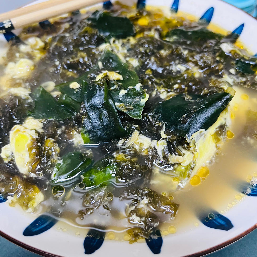 最鲜美好喝的「紫菜蛋花汤」