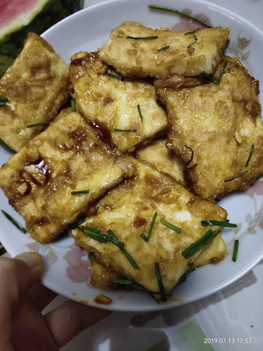 无敌好吃的香煎豆腐