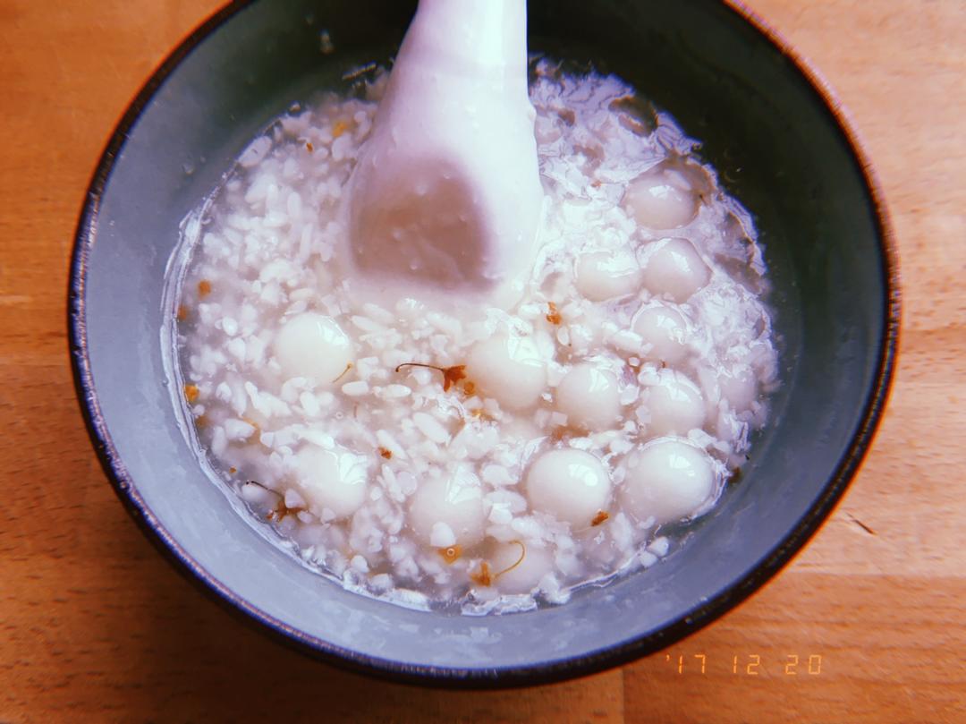 【桂花酒酿圆子】