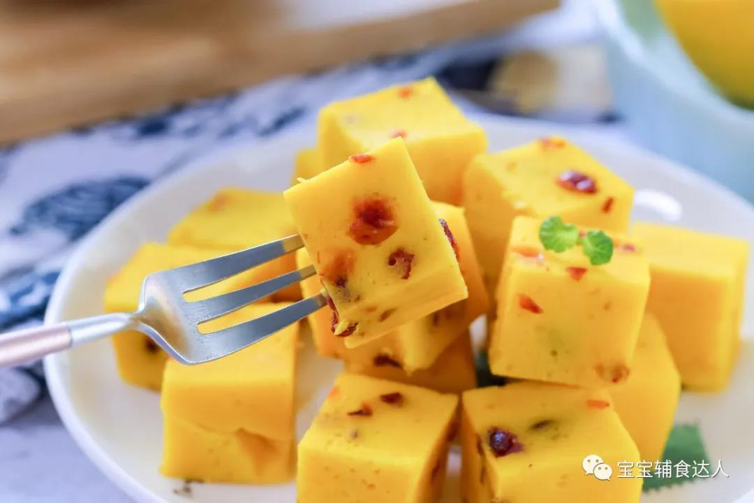 无油无糖南瓜糕  宝宝辅食食谱的做法