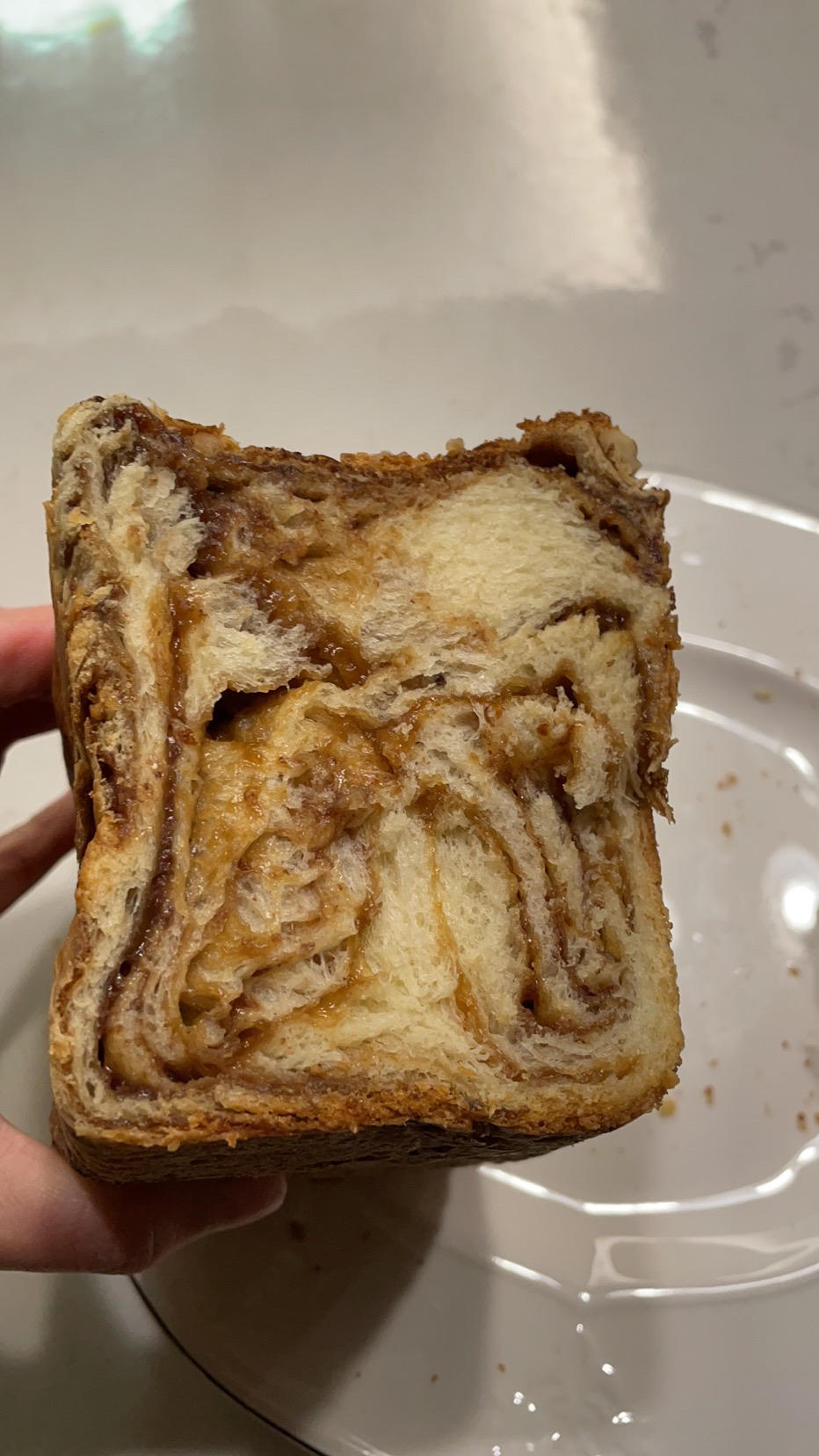 双重拉丝的红糖麻薯吐司